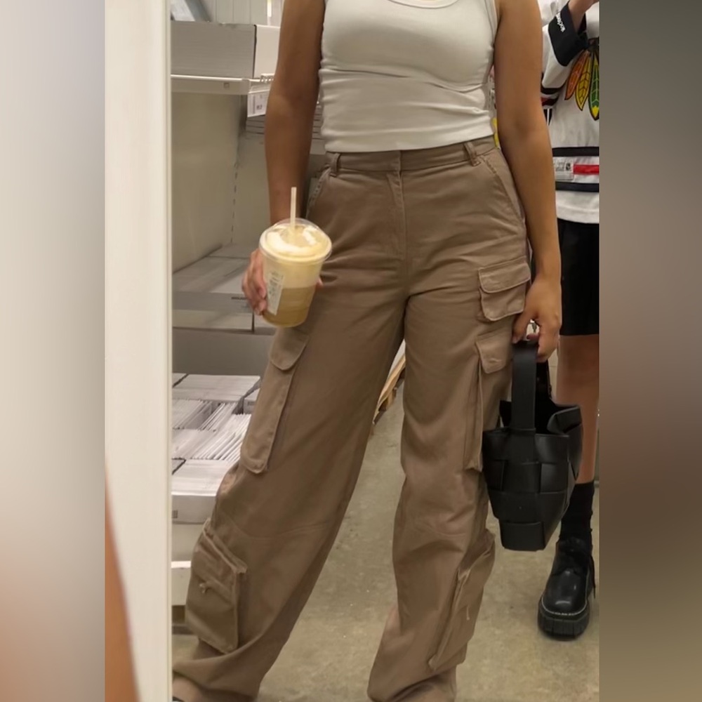 H&M Tan Cargo Pants